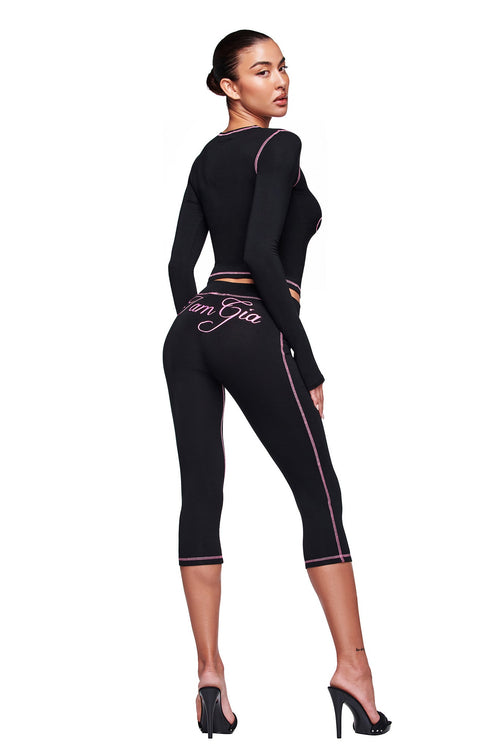BLARE CAPRI - BLACK