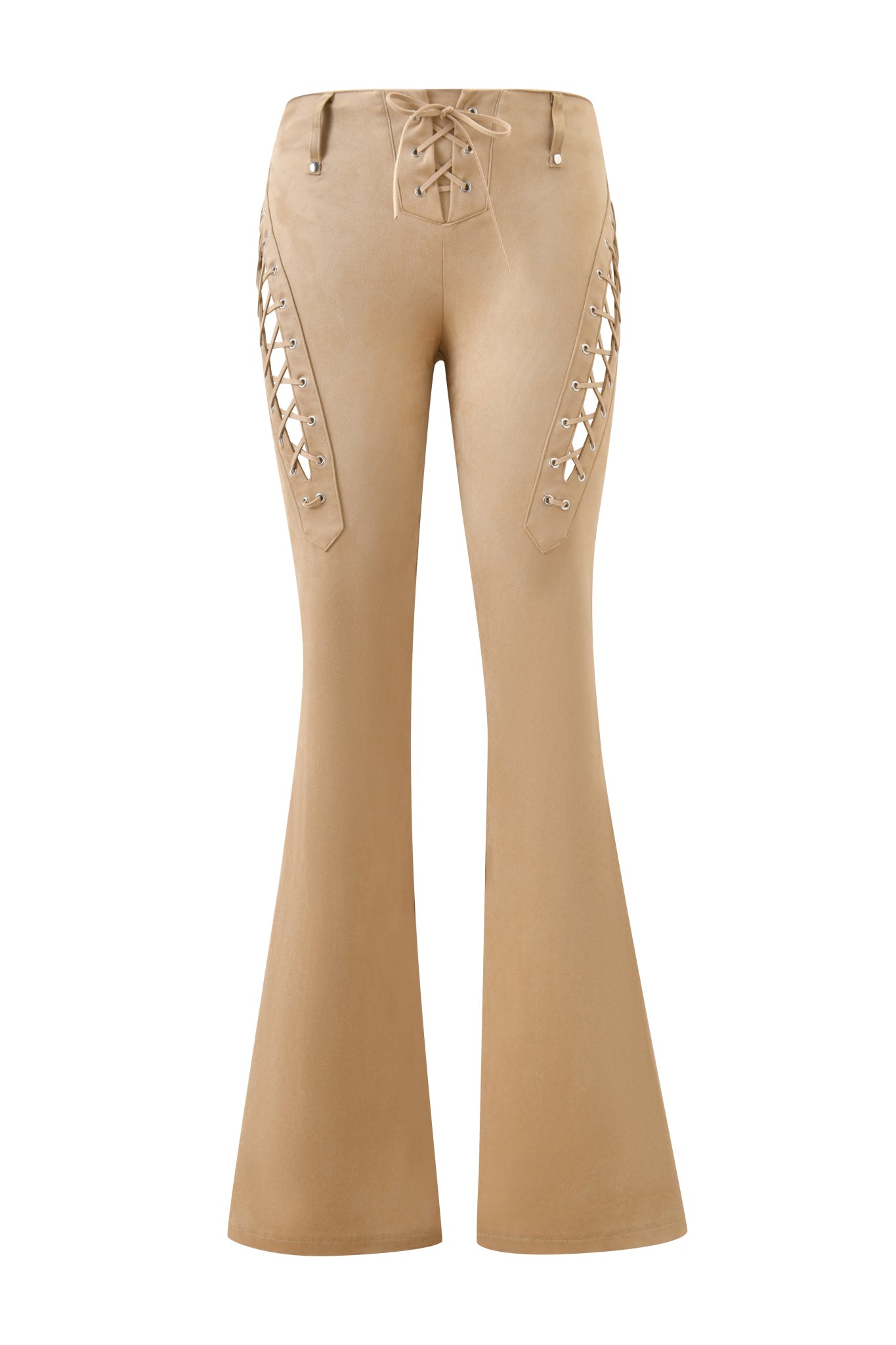 XENIA SUEDE PANT - TAN