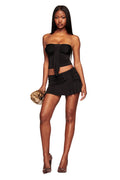 ELYSIA MINI SKIRT - BLACK