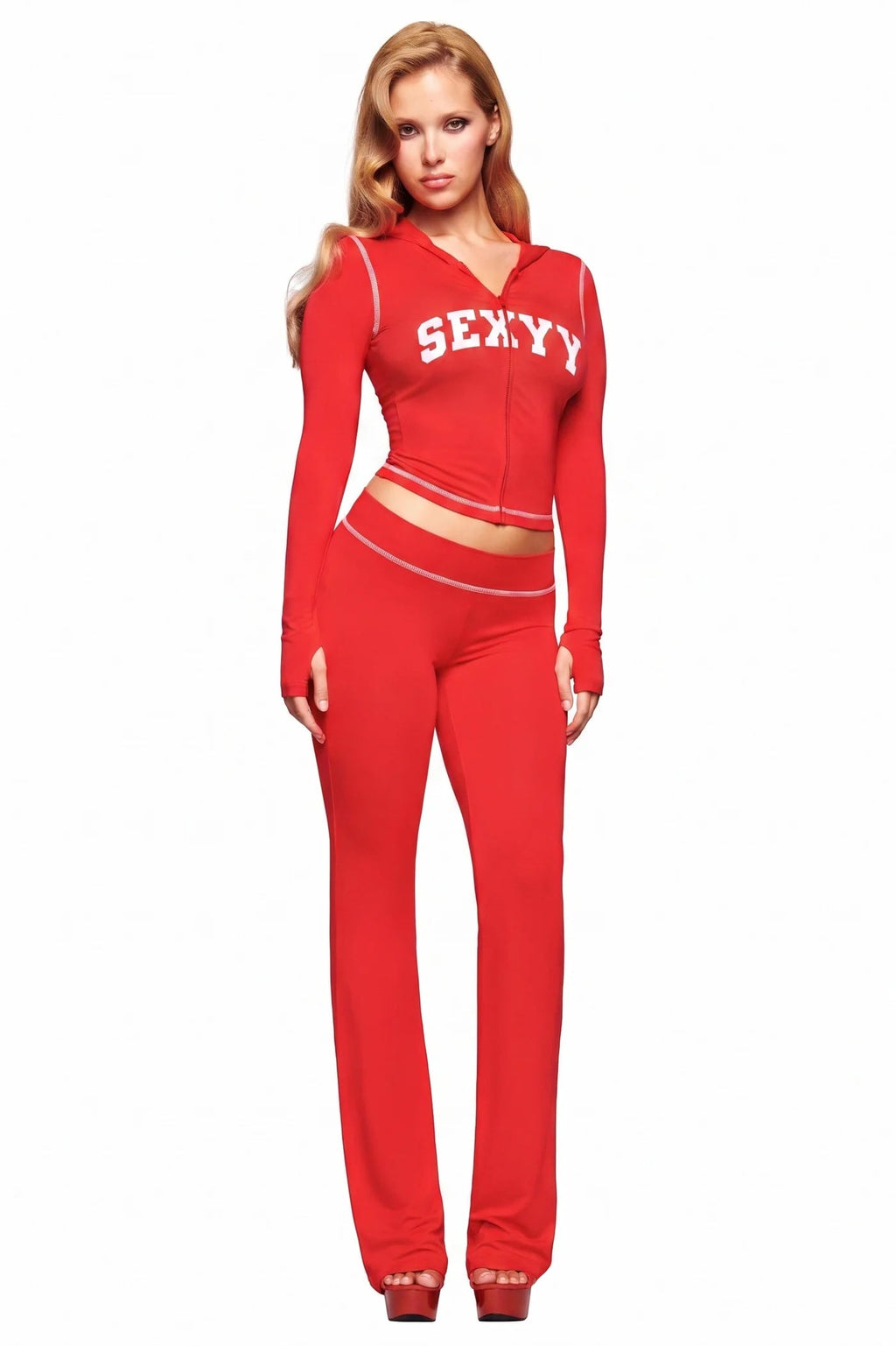 I.AM.GIA X SEXYY RED BLARE TRACKPANT - RED